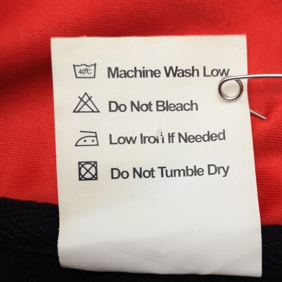 Wosawe Ladies Size Medium Black & Red Full Zip Fleece Lined Cycling Jacket - Picture 5 of 11